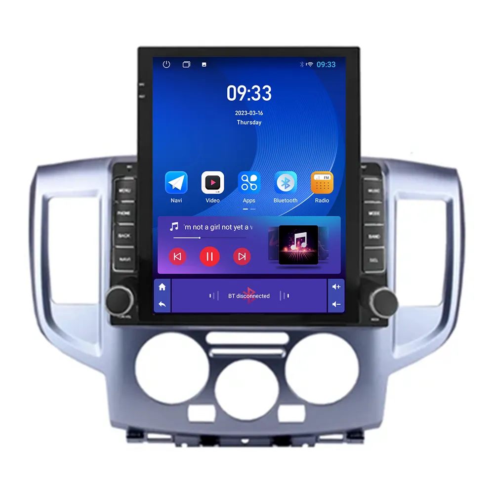 9.7 "stile verticale Tesla schermo Android autoradio per NISSAN NV200 2011-2016 GPS navigazione Carplay multimediale lettore Video multimediale