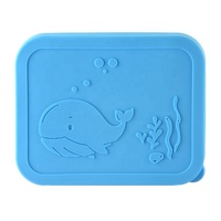 Boîtes à déjeuner pour enfants, boîtes à Bento étanches avec couvercles en Silicone