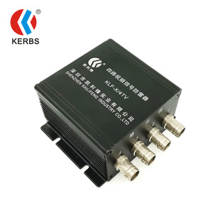 KERBS อุปกรณ์ป้องกันไฟกระชากวิดีโอสี่ช่องสัญญาณ KLF-X4TV อุปกรณ์ป้องกันสัญญาณ BNC - Product Image 1