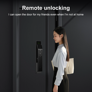 हॉट-सेलिंग स्मार्ट लॉक 3 डी चेहरे की बायोमेट्रिक पहचान फिंगरप्रिंट पासवर्ड घर के उपयोग के लिए उपयुक्त स्मार्ट डोर लॉक - Product Image 5