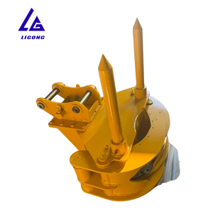 Cisaille hydraulique à couple élevé pour troncs d'arbres, grappin de défrichage pour excavatrice, idéale pour la construction routière et le dégagement de corridors utilitaires - Product Image 1