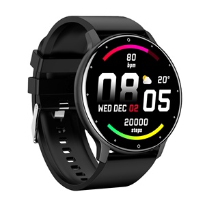 นาฬิกาอัจฉริยะ Ruidun <span class=keywords><strong>ZL02D</strong></span> กันน้ำ IP67 หน้าจอสัมผัส HD สายซิลิโคน สำหรับโทรศัพท์ Android/iOS  ติดตามการออกกำลังกาย 24 ประเภท และการนอนหลับ - Product Image 3