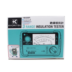 เครื่องทดสอบความต้านทานฉนวนคิโยวิทสึ KEW3441 1000V จอแสดงผลแบบอนาล็อก 4 ช่วง ผลิตในญี่ปุ่น - Product Image 4