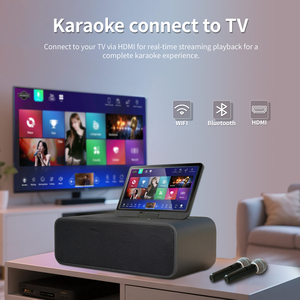 <b>Speaker</b> With Screen Touch Control Home Theatre Dual Microphone for 5.3 Voice Control Party <b>Speaker</b> <b>Speaker</b> System - Product Image 2