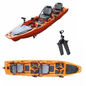 2023 nouveauté Lldpe plastique 14ft <span class=keywords><strong>Kayak</strong></span> pédale entraînement gonflable pêche <span class=keywords><strong>Kayak</strong></span> simple Double personne détachable <span class=keywords><strong>Kayak</strong></span> <span class=keywords><strong>pas</strong></span> <span class=keywords><strong>cher</strong></span> pédale - Product Image 2