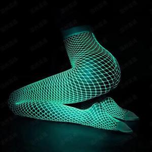 2025 nuovissime calze a rete luminose si illuminano al buio calze a rete collant taglie forti per le donne - Product Image 1