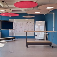Panneaux acoustiques en PET durables Solutions d'insonorisation du plafond pour les bureaux et les salles de conférence