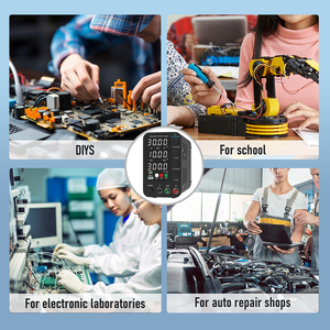 Jesverty chuyển mạch cung cấp điện Độ chính xác cao 4 chữ số LED hiển thị có thể điều chỉnh 0-30V 0-10A DC thô tốt cung cấp điện - Product Image 6