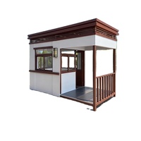 Kios Keamanan Struktur Baja Panel Sandwich Prefabrikasi Modular Desain Kontemporer Ramah Lingkungan Tahan Air Tahan Api Rumah Sakit