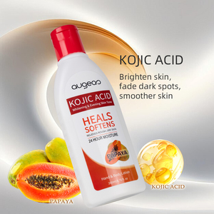 Lotion corporelle hydratante et éclaircissante Augeas à la papaye et à l'acide kojique pour une peau lisse et éclatante - Product Image 1