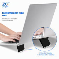 Support pour ordinateur portable réglable en acrylique ABS, taille personnalisable