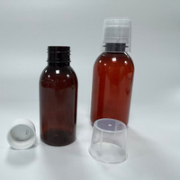 Bouteille vide complète de 80 ml et 90 ml la plus vendue avec étiquettes, boîtes, bouchons CRC avec anneaux et manuels d'utilisation
