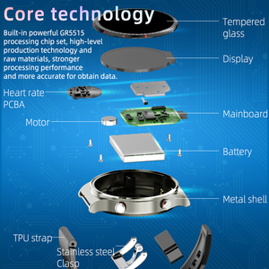 Telehealth ECG PPG Smartwatch Connected Healthcare monitoraggio del <span class=keywords><strong>battito</strong></span> <span class=keywords><strong>cardiaco</strong></span> Smart Watch di livello medico - Product Image 6