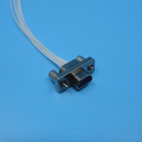 Connecteur rectangulaire miniaturisé de haute qualité J30J-9TJL-200 D-Sub Micro-D plaqué or/nickel avec câble AFR250 de 200 mm