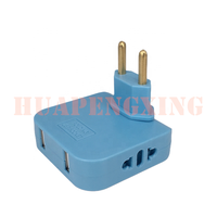 Adaptateur de chargeurs d'extension UE 3 en 1, convertisseur de prise rotatif à 180 degrés pour la charge de téléphones mobiles
