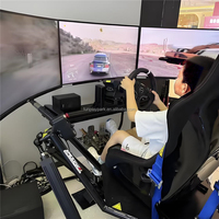 Venta de Fábrica: Plataforma de Movimiento 9D de Realidad Virtual 6DOF con 3 Pantallas, Simulador de Conducción F1 3D para Carreras de Coches, Educativo para el Hogar y Centros Comerciales
