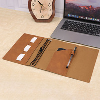 Carpeta Multifuncional de Cuero para Cuadernos, Carpeta de Graduación para Estudiantes de Arte, Carpeta de Archivos A4, Carpeta Multifuncional