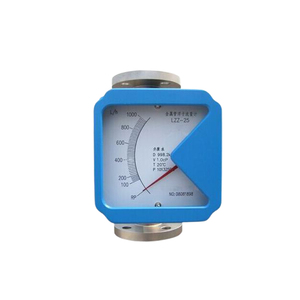 Débitmètre rotamètre à bride métallique à sortie analogique OEM personnalisable pour gaz, oxygène, air, N2, eau et huile - Product Image 1