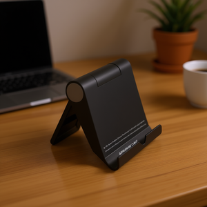 Db Pe Smart Tracking Folding Phone <b>Tablet</b> <b>Stand</b> Pc Material Adjustable Holder <b>For</b> Desk Use - Product Image 2