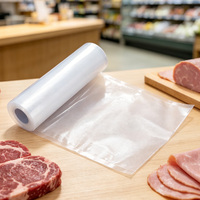 Sacs sous vide en plastique transparent personnalisés, rouleaux de film plastique sous vide, film d'emballage sous vide, sacs pour scelleuse sous vide