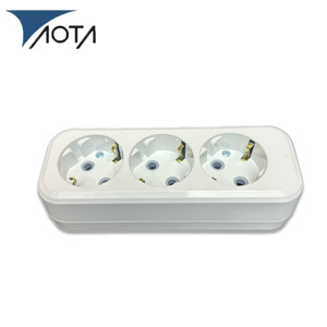 Multipresa Industriale Standard Europeo con <span class=keywords><strong>5</strong></span> Prese, Cavo da 3m, Alta Efficienza Energetica - Product Image 2