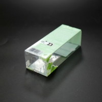 Boîte pliante en plastique PET PVC transparente et recyclable, emballage cadeau, matériaux recyclés, emballage personnalisable pour cosmétiques et artisanat