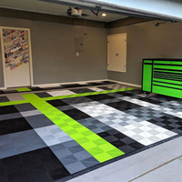 Meistverkaufte Moderne Design-Gummifliesen für Garagenböden, Autowaschanlagen, Ausstellungen und Schwimmbäder aus PP-Material