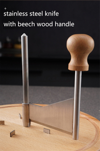 Rouleau à <span class=keywords><strong>fromage</strong></span> en bois, idéal <span class=keywords><strong>pour</strong></span> les roues de <span class=keywords><strong>fromage</strong></span> ou le chocolat, râpe multifonctionnelle antirouille, rouleau à <span class=keywords><strong>fromage</strong></span> avec poignée - Product Image 5