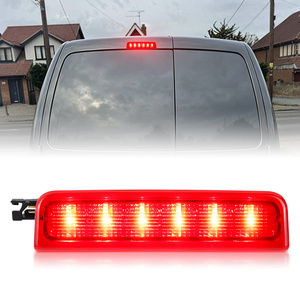 Luz de Freno LED Superior 2K0945087C para VW <span class=keywords><strong>Caddy</strong></span> MK3 2003-2015 MK4 ESTATE 2001-2016, Tercera Luz de Freno Trasera con Lente Roja Ahumada - Product Image 1