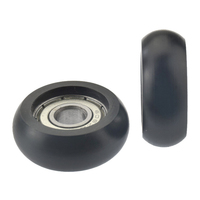 Roue en plastique POM 6*19*6mm avec roulement, rouleau en plastique POM, poulie d'entraînement, roues de poulie en plastique 8*32*12mm