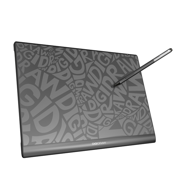 DigiDraw Turing Basic M T610 Graphics Drawing Tablet with Pen Ultra Slim 7.8mm Thick 10*6.25" Surface 16384 Levels Precision