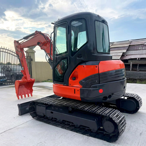 รถขุด Kubota U55-5 มือสองจากญี่ปุ่น น้ำหนัก 5.5 ตัน แบบ Zero Tail Mini Crawler Digger มีสินค้าในสต็อก พร้อมจัดส่ง สภาพการทำงานดี - Product Image 1