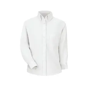 Bulk Selling Solid Design Pure Cotton Full Sleeves Mens White Shirt for Office Wear Use Available in Different Sizes