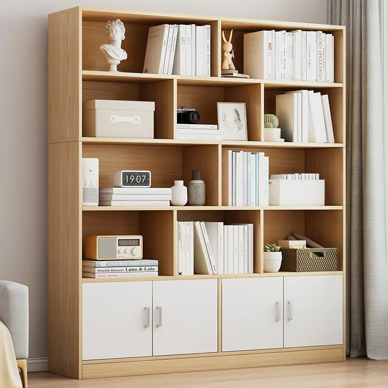 Libreria alta soggiorno moderno libreria libreria in legno libreria con ante libreria mobili di design