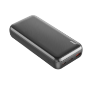 Produsen Baterai Li-Polymer Kapasitas Tinggi 20000mAh Pengisian Cepat 22.5W Power Bank Layar LED Tipe-C ODM/OEM Multi-port