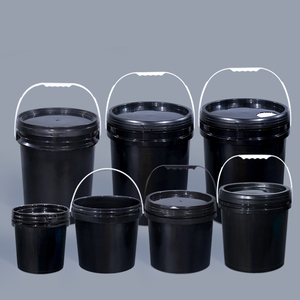 Nhà Máy Bán Buôn Rỗng 5 Gallon Nhựa Sơn Màu Trắng Xô Có Nắp Đậy Xử Lý 20 Lít Thùng Thùng - Product Image 5