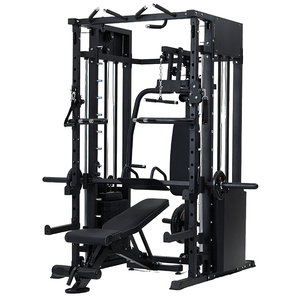 Equipo Multifuncional <span class=keywords><strong>Todo</strong></span> <span class=keywords><strong>en</strong></span> <span class=keywords><strong>Uno</strong></span> para Gimnasio, Máquina Smith con Cable, Power Rack y Prensa de Piernas para el Hogar - Product Image 4