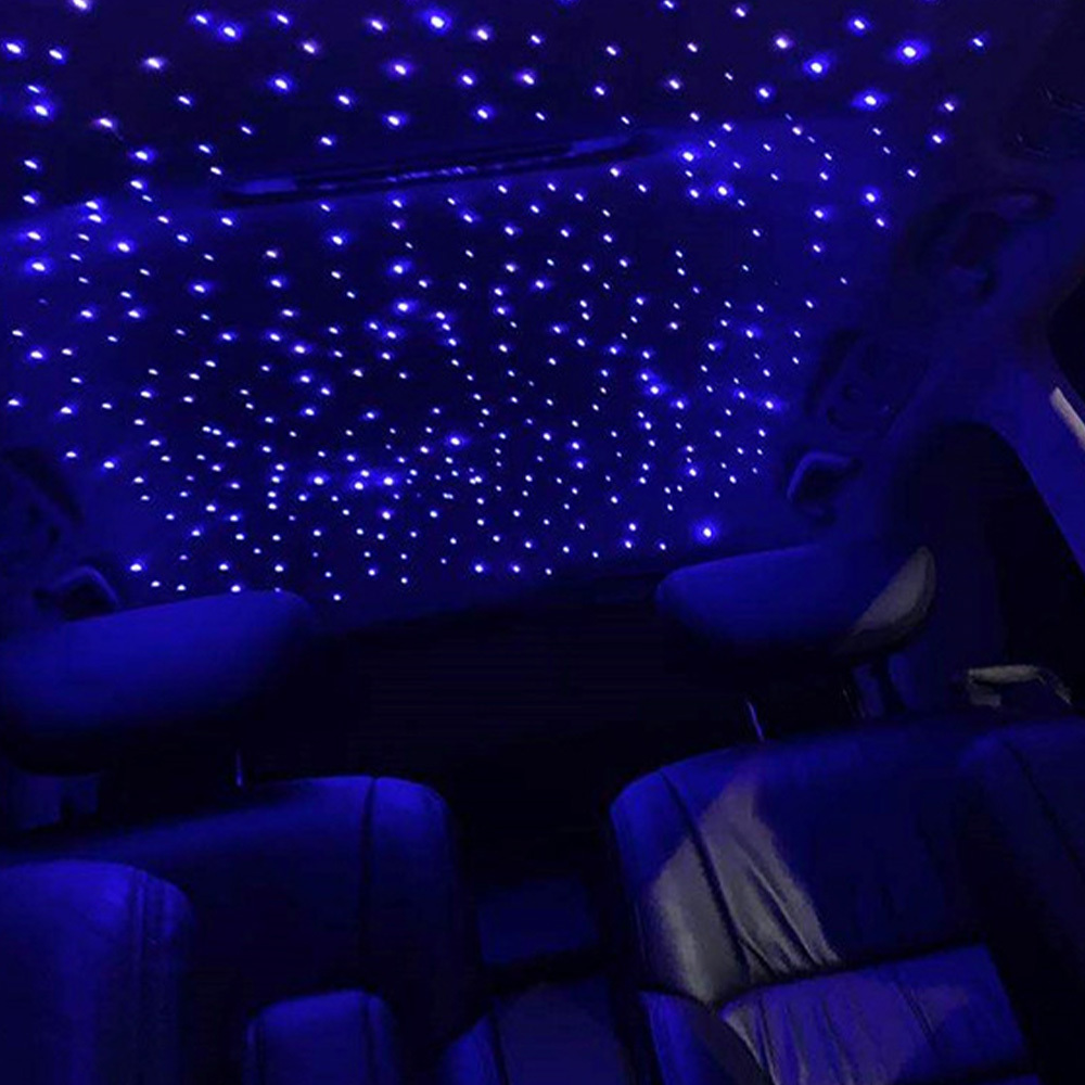 New 16W Twinkle RGBW Fiber Optic Star Ceiling Lights Kit Smart APP Sound Control LED Engine for Car Starry Sky Fiber Optic Light