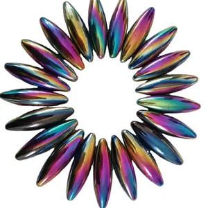 Nueva llegada de cuarzo de Aura de Ángel arco iris de titanio de hematita cristal imán de <span class=keywords><strong>piedra</strong></span> para la decoración - Product Image 1