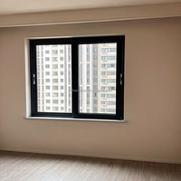 Ventana Corredera de Aluminio con Rotura de Puente Térmico, Doble Acristalamiento, Insonorizada, Resistente a Huracanes, con Certificación Energy Star, para Cocina de Hotel