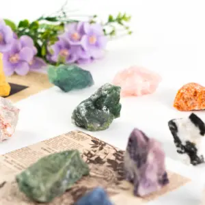 Grosir produk baru dekorasi tanaman batu mentah batu penyembuhan kristal untuk hadiah