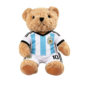 MSYO - Set de Jersey de Peluche de la Selección <span class=keywords><strong>Argentina</strong></span> para la Copa Mundial de Fútbol, 30 cm, Ropa para Peluches, Regalos para Aficionados al Fútbol - Product Image 1
