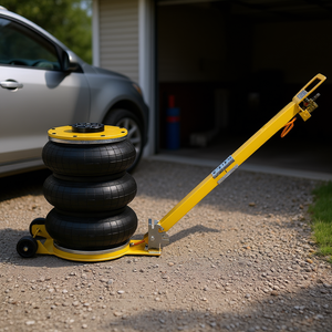 Martinetto Pneumatico a Tre Sacche, Capacità di Sollevamento 11000 libbre, Colore Giallo, 16 Pollici, per Uso su Ogni Terreno - Product Image 2