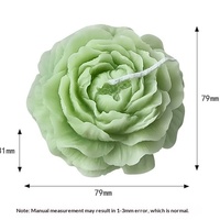 Bougie parfumée créative à la pivoine, romantique et aromathérapeutique, au design unique
