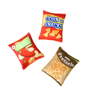 Tùy Chỉnh Lớn Khoai Tây Chiên Túi Pet Đồ Chơi Oxford Vải Mô Phỏng Snack Chew Đồ Chơi Cho Chó Và Mèo Cho Con Chó Con Chơi Và Răng Làm Sạch - Product Image 1