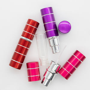 Botella de Perfume Vacía Recargable de Vidrio de Lujo de 5ml 10ml con Tapa Deslizante y <span class=keywords><strong>Atomizador</strong></span> de Aluminio para Perfume - Product Image 4