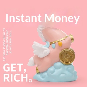 ROOGO if Chaozhou Wenchuang Mignon Cheval Gras Thème Animal en Résine, Ornements Créatifs, Cadeaux d'Accompagnement pour Attractions Muséales - Product Image 2