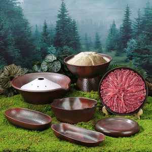 Vajilla de autoservicio para Hot Pot de Comida Salvaje, Delicias de Comida Callejera, Zhu Huanxi, Mountain Slowly, Platos, Champiñones, Salvaje - Product Image 1