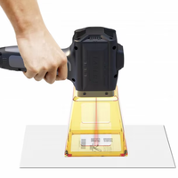 Machine de marquage portable CNC à fibre laser 20-50W pour caractères chinois/anglais/chiffres/BMP, gravure DXF/REFROIDISSEMENT PAR AIR, nouvelle machine à haute productivité