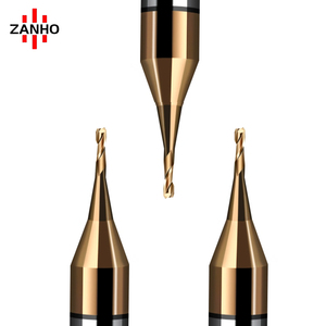 ZANHO Cadcam 55 HRC 2-flauto 1.5 collo lungo a sfera taglio piatto personalizzabile OEM & ODM Endmill mulini fresa fine fresa - Product Image 4
